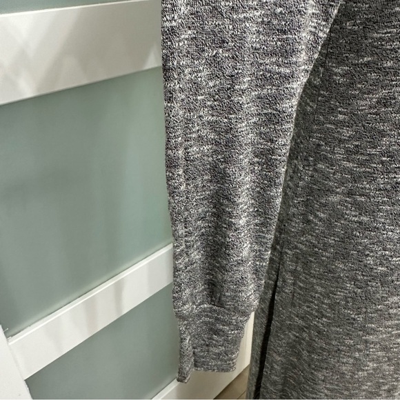 I Heart Ronson Long Grey Open Cardigan Heather Grey Size Medium NEW WITH TAGS - Picture 6 of 8